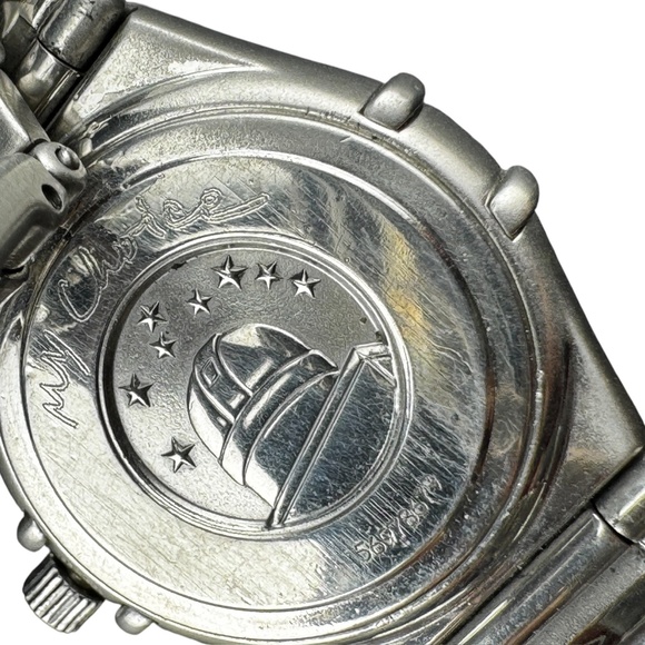 Auth. Ladies Omega Constellation Stainless Steel Salmon Dial, 1998 - Refinished - Picture 5 of 10